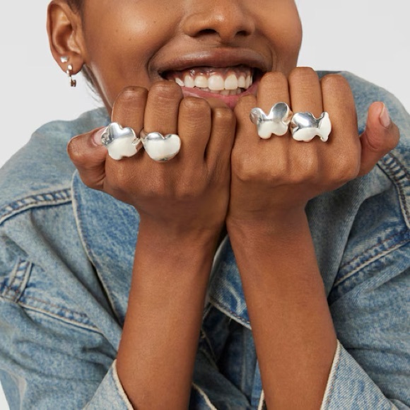 Tous Jewelry - 2 TOUS  Silver Signet Rings